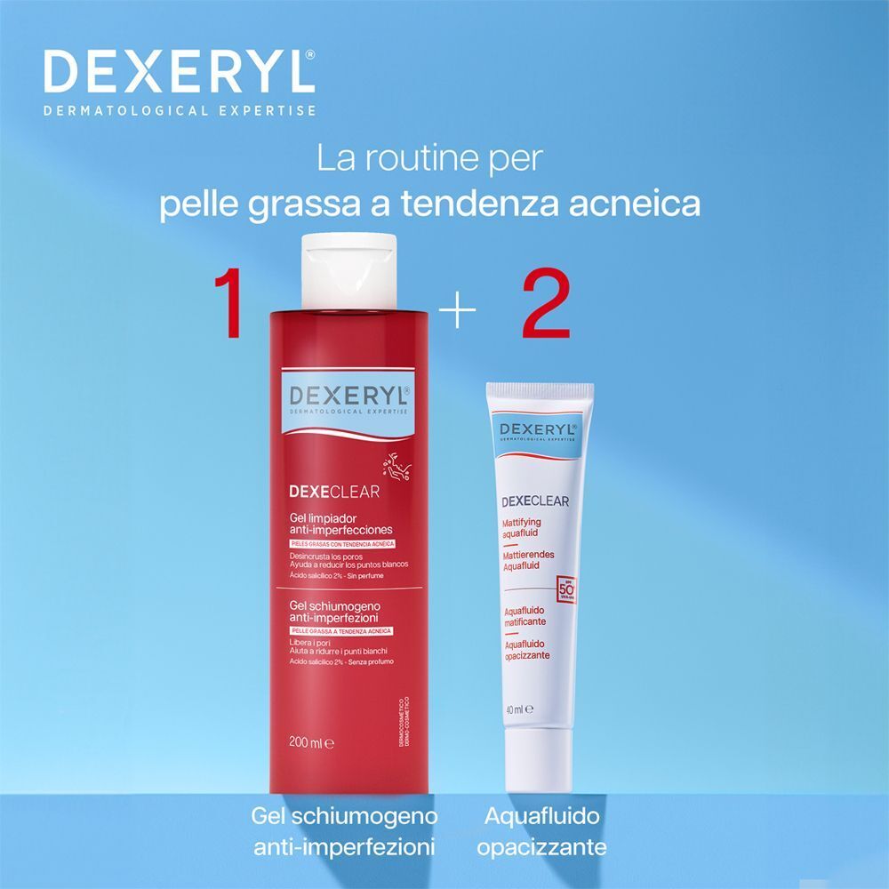 Dexeryl Dexeclear Gel Schiumogeno Anti-Imperfezioni 200ml