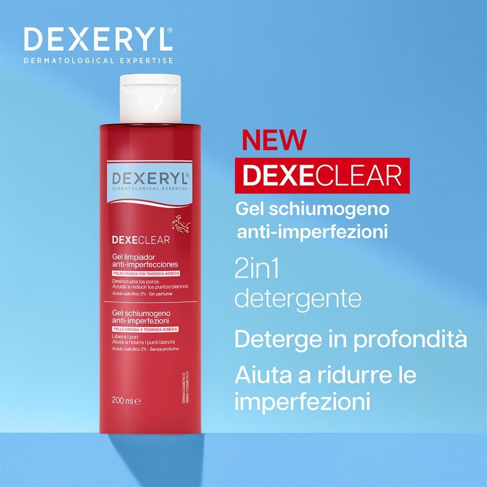 Dexeryl Dexeclear Gel Schiumogeno Anti-Imperfezioni 200ml