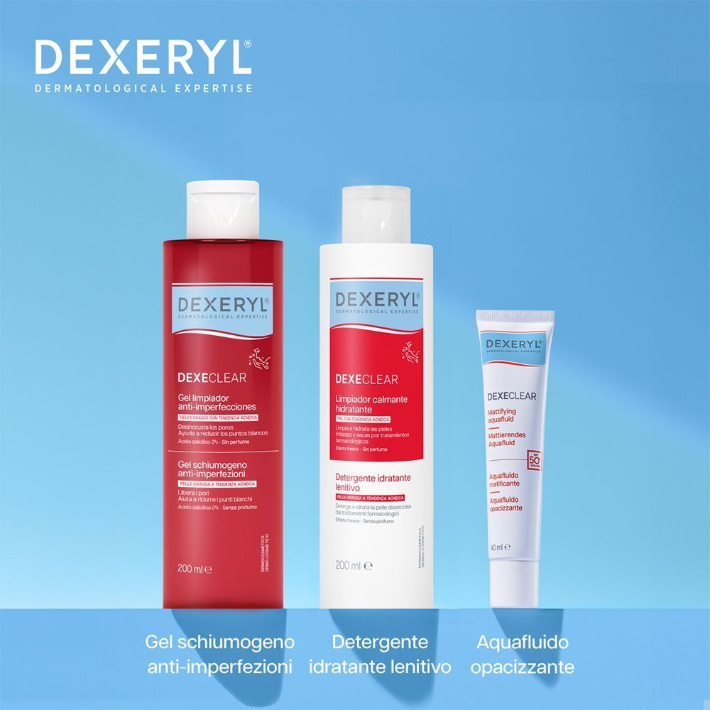 Dexeryl Dexeclear Gel Schiumogeno Anti-Imperfezioni 200ml