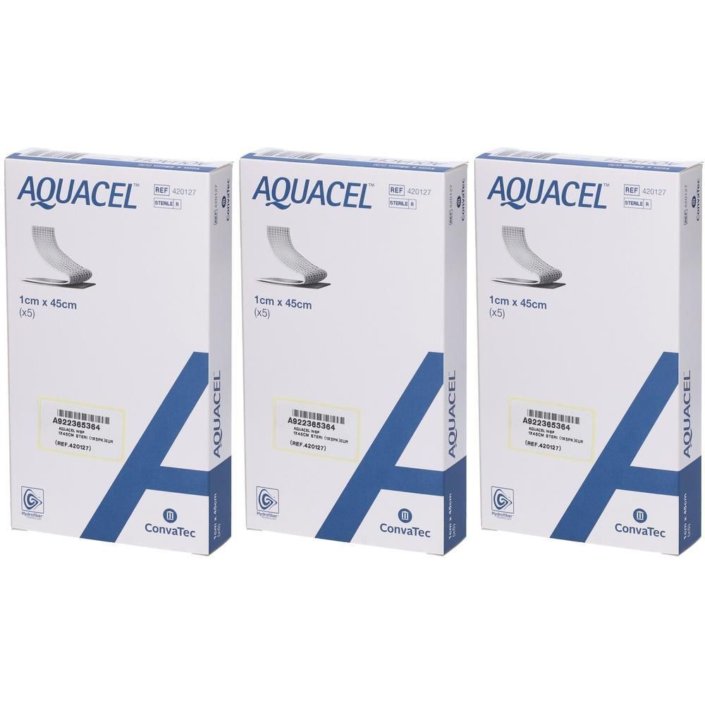 Medicazione In Tecnologia Hydrofiber In Carbossimetilcellulosa Sodica E Cellulosa Rigenerata Aquacel Extra 1X45 Cm
