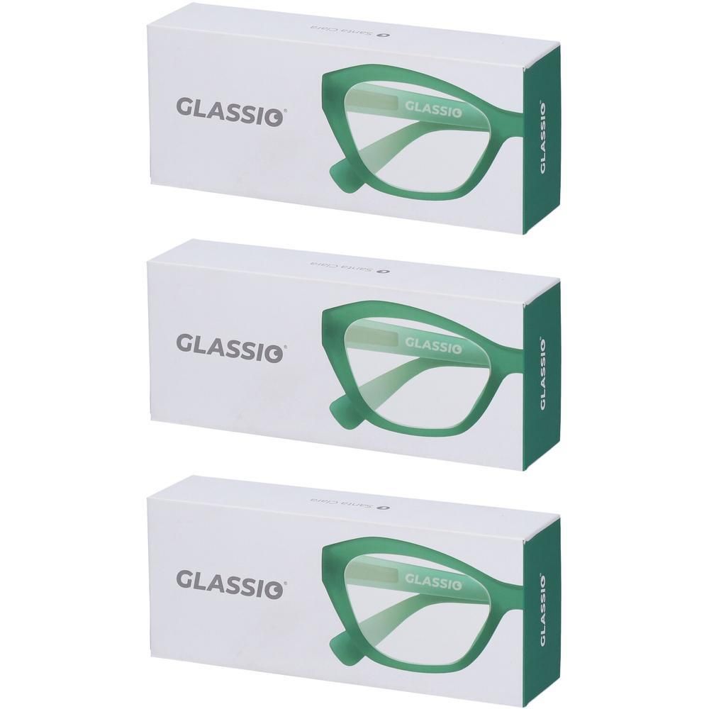 Occhiali da Lettura Glassio Santa Clara Colore Verde Foresta Gradazione +2,0