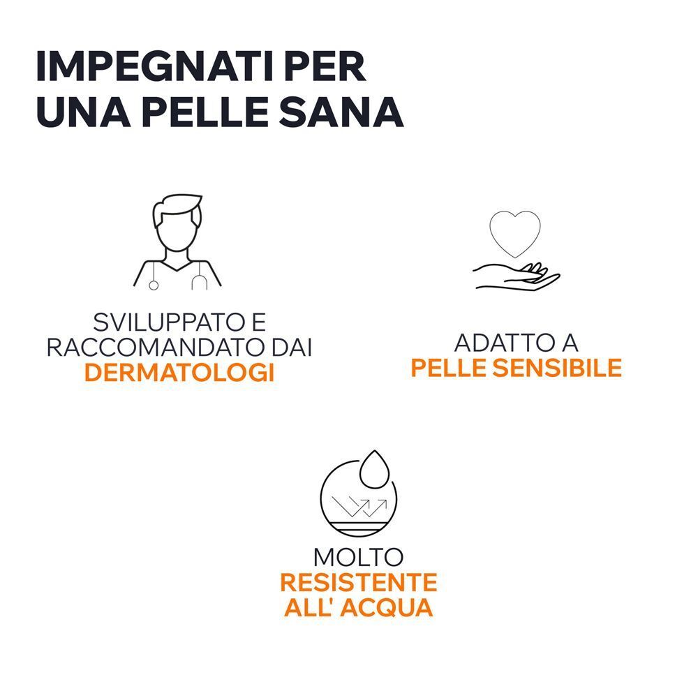 URIAGE Bariésun: Sviluppato da dermatologi, per pelli sensibili, resistente all'acqua.