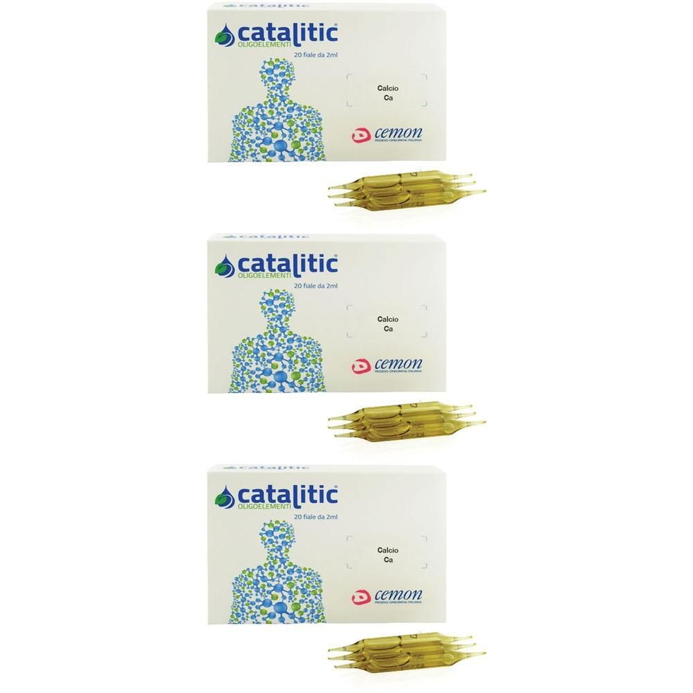 Catalitic Oligoelementi Calcio Ca 20 Ampolle
