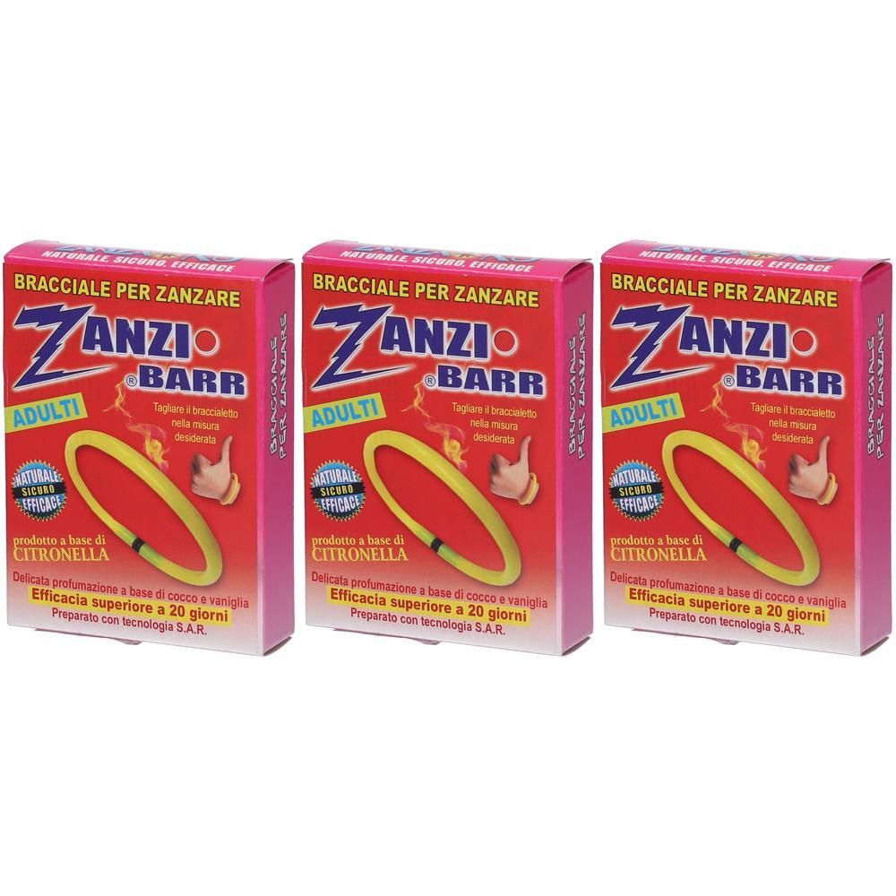 Zanzi Barr Bracciale Insettorepellente Adulti