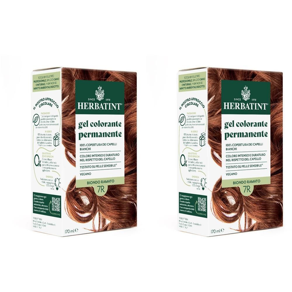 Herbatint Gel Colorante Permanente 7R Biondo Ramato