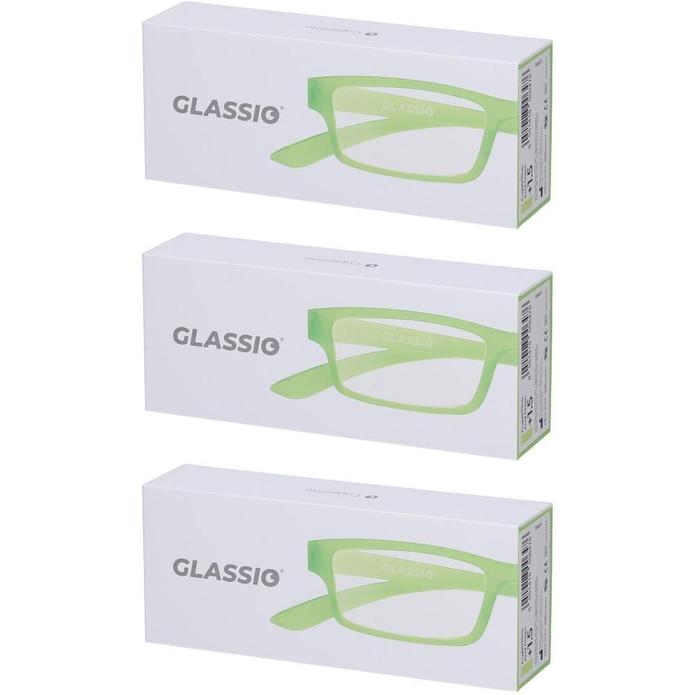 Occhiali da Lettura Glassio Cupertino Colore Verde Acido Gradazione +1,5