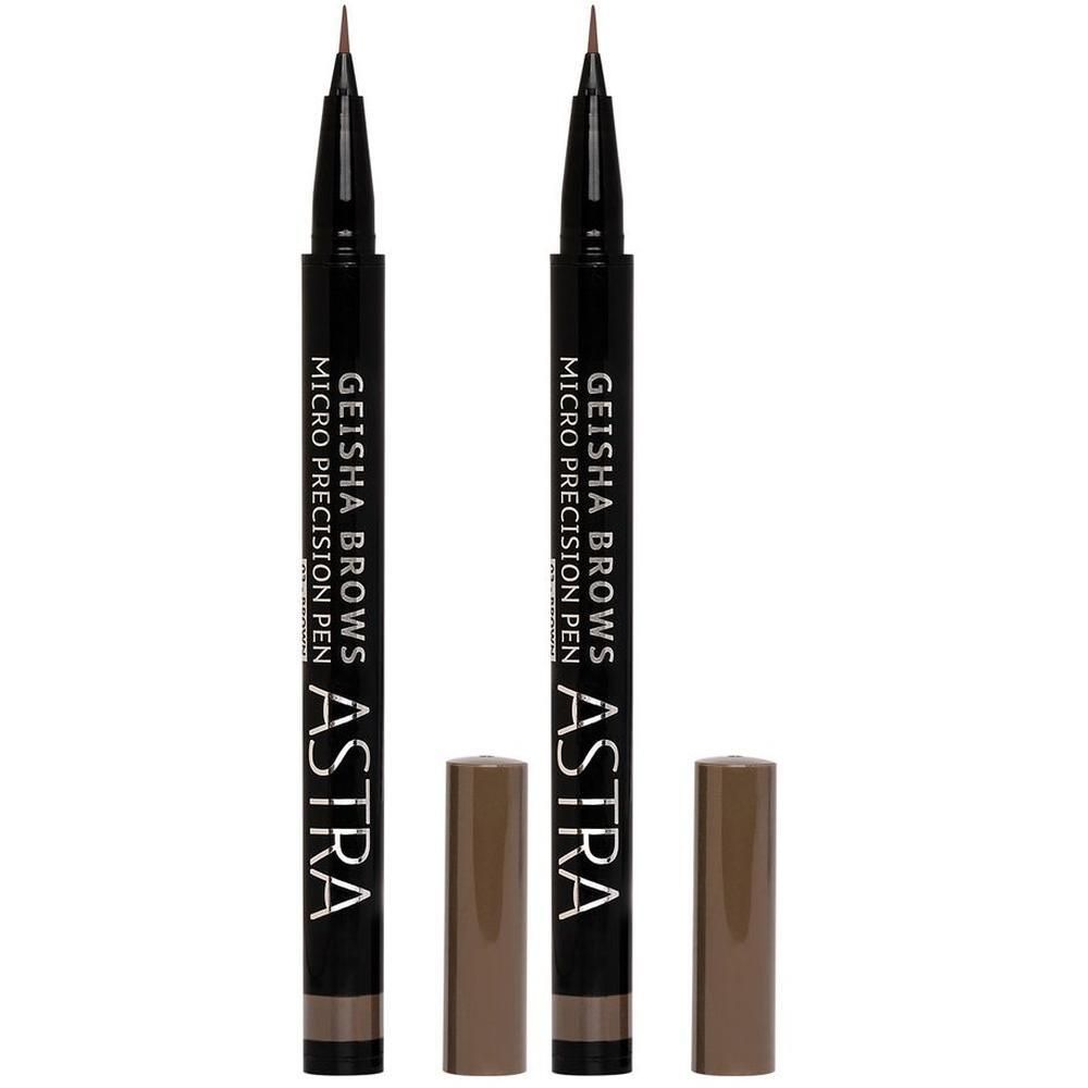 ASTRA Make-UP Geisha Brows Micro Precision Pen - Penna Sopracciglia Effetto 3D Tonalità 03
