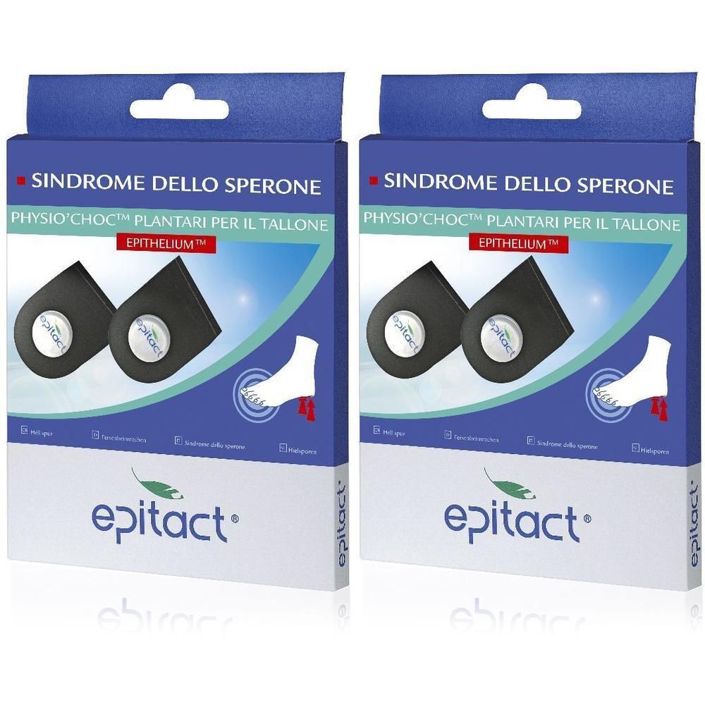 Plantare Per Tallone Da Uomo Epitact Con Epithelium E Physio Choc Confezionato In Astuccio Da 1Paio