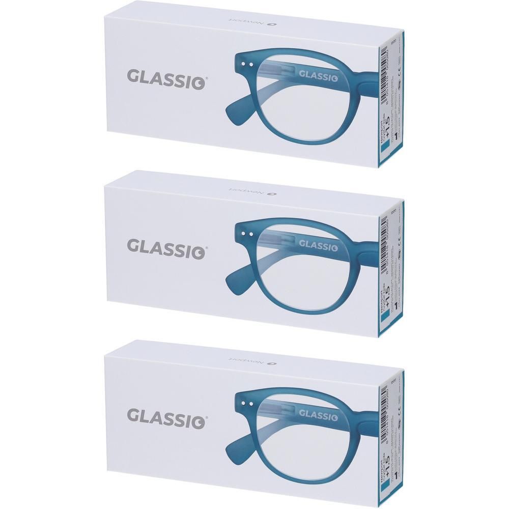 Occhiali da Lettura Glassio Newport Colore Crystal Jade Gradazione +1,5