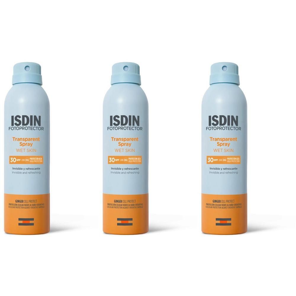 ISDIN Fotoprotector Transparent Wet Skin Spray Solare SPF 30