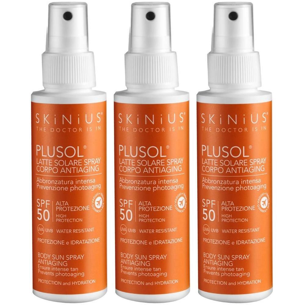 Plusol Latte Solare Spray Corpo Antiaging SPF50 100 ml
