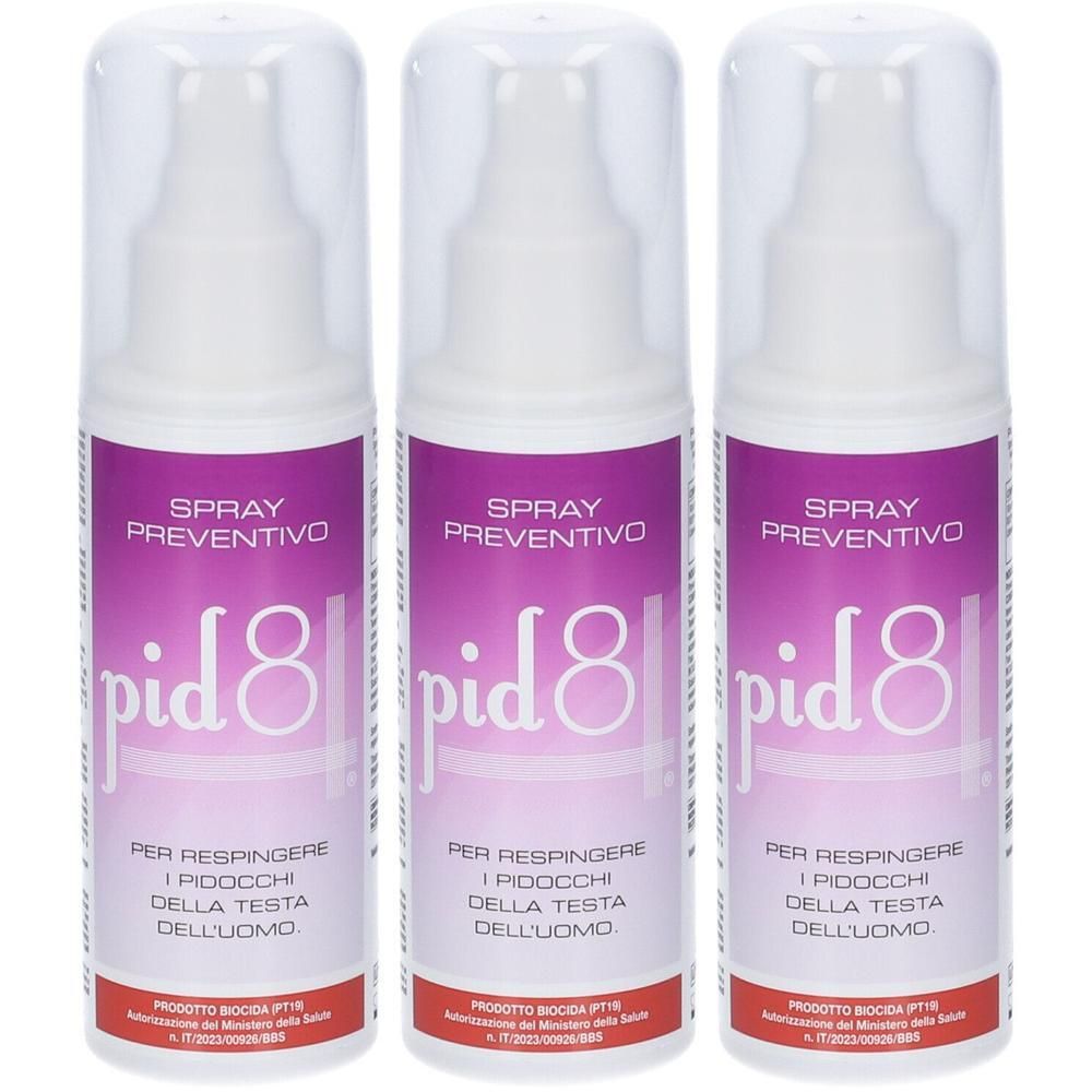 Pid8 Spray Preventivo Antipediculosi