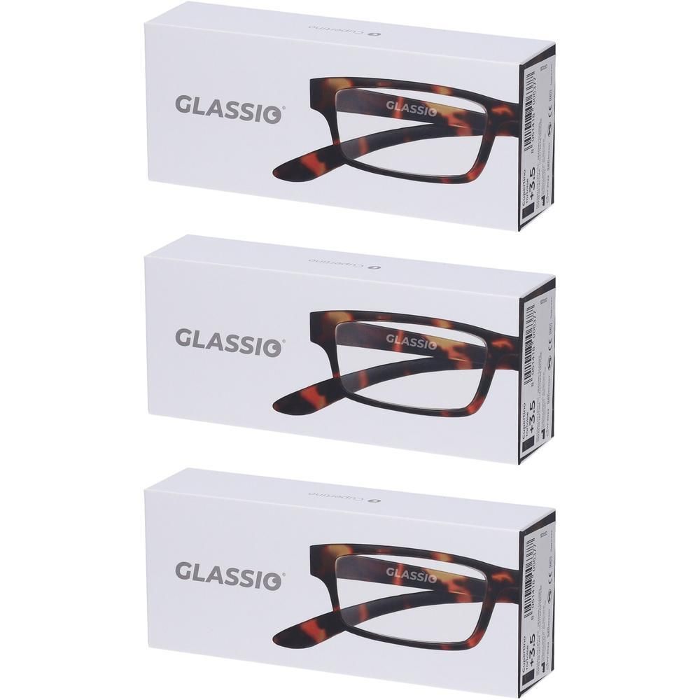 Occhiali da Lettura Glassio Cupertino Colore Tortoise Gradazione +3,5