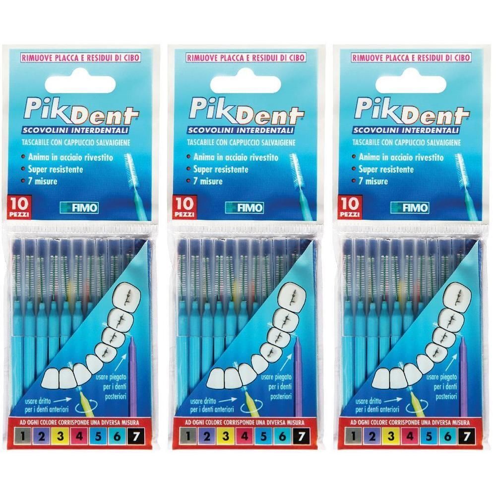 Pikdent Stuzzicolino 5 Azzurro 10 Pezzi