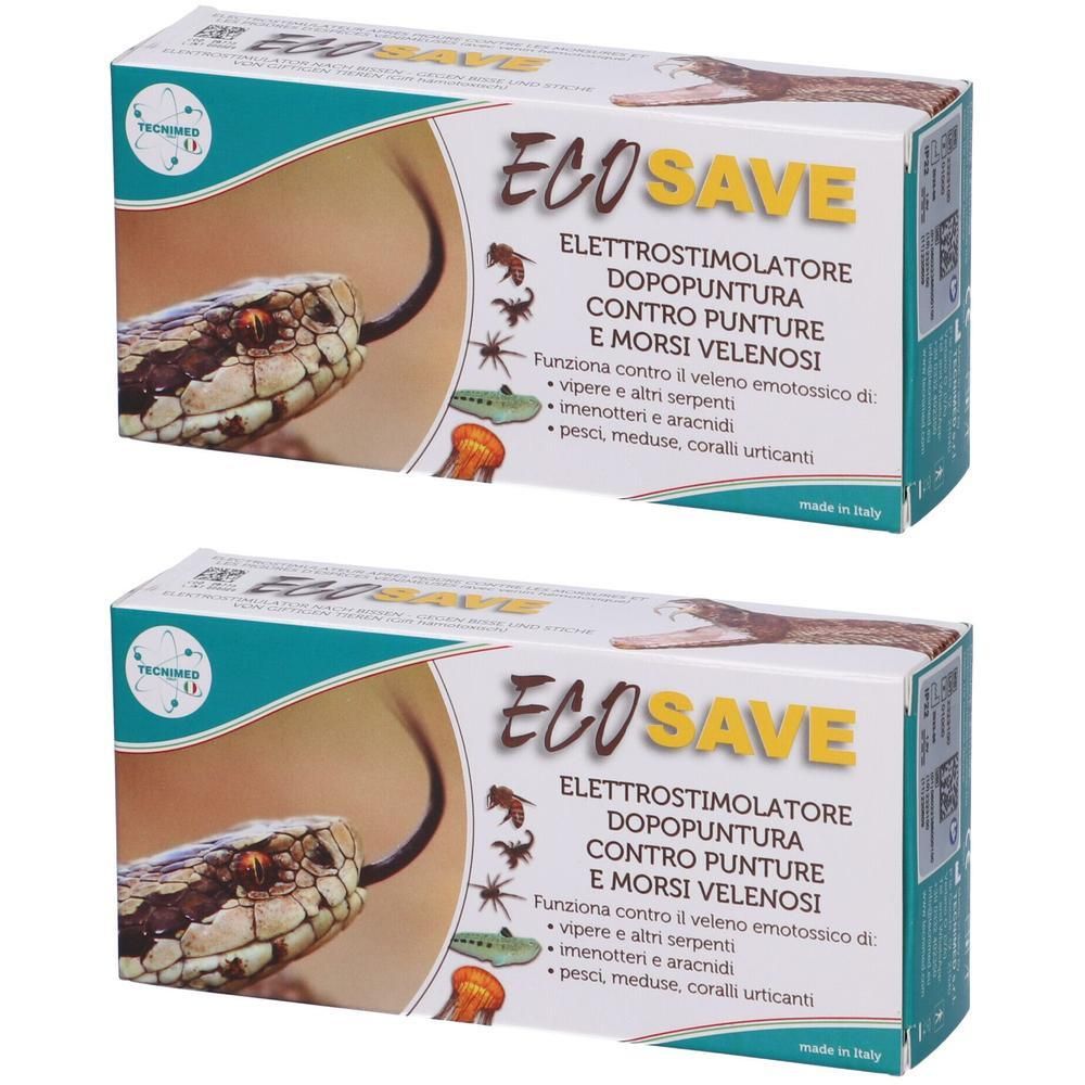 Ecosave Elettrostimolatore per Punture di Insetti e Morsi di Serpenti