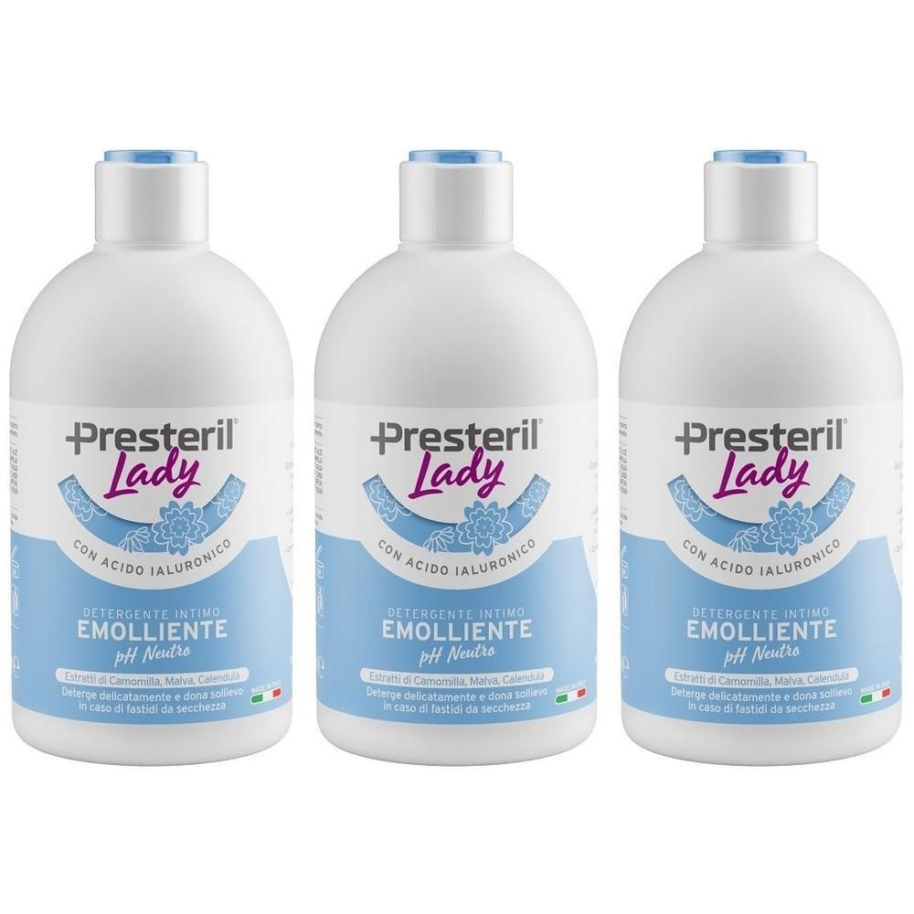 Lady Presteril Detergente Intimo Emolliente pH Neutro 250ml