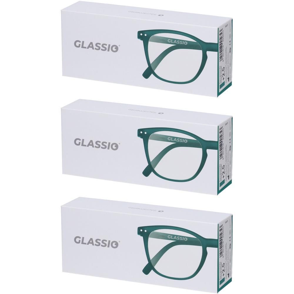 Occhiali da Lettura Glassio Sacramento Colore Verde Foresta Gradazione +2,5