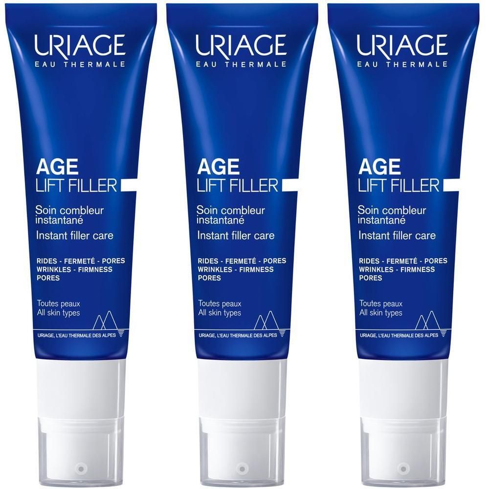 URIAGE AGE LIFT Crema antiage filler, rughe, pori dilatati, viso, contorno occhi e labbra
