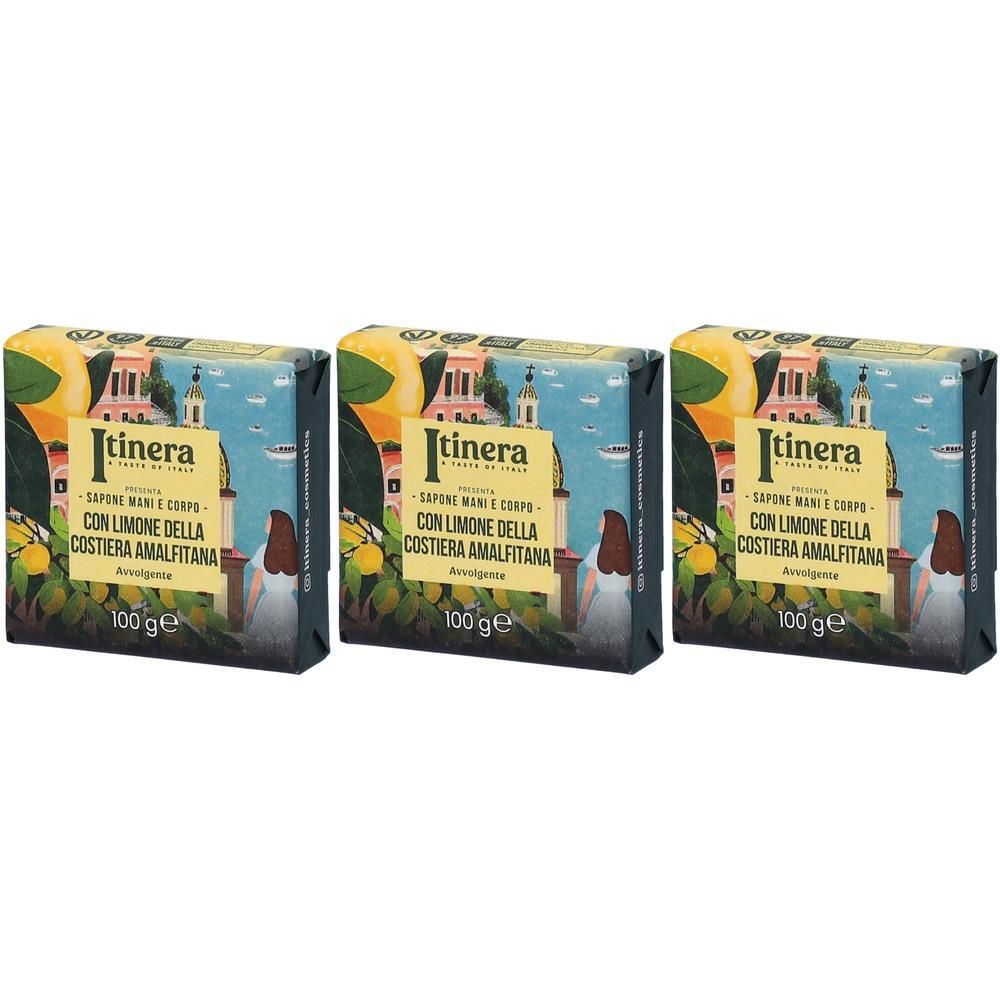 Itinera Sapone Mani e Corpo con Limone della Costiera Amalfitana Avvolgente