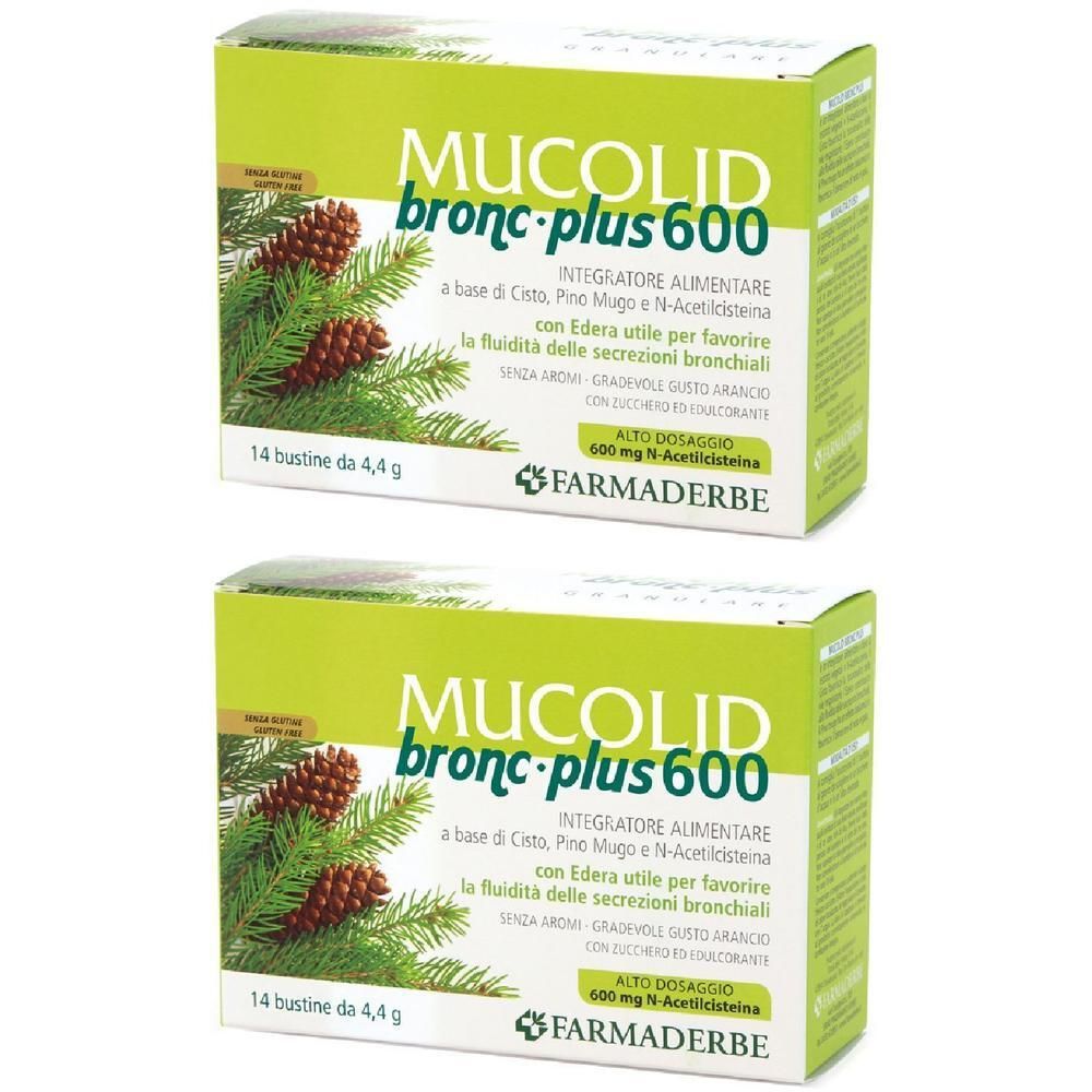 Mucolid Bronc Plus 600 14 Bustine
