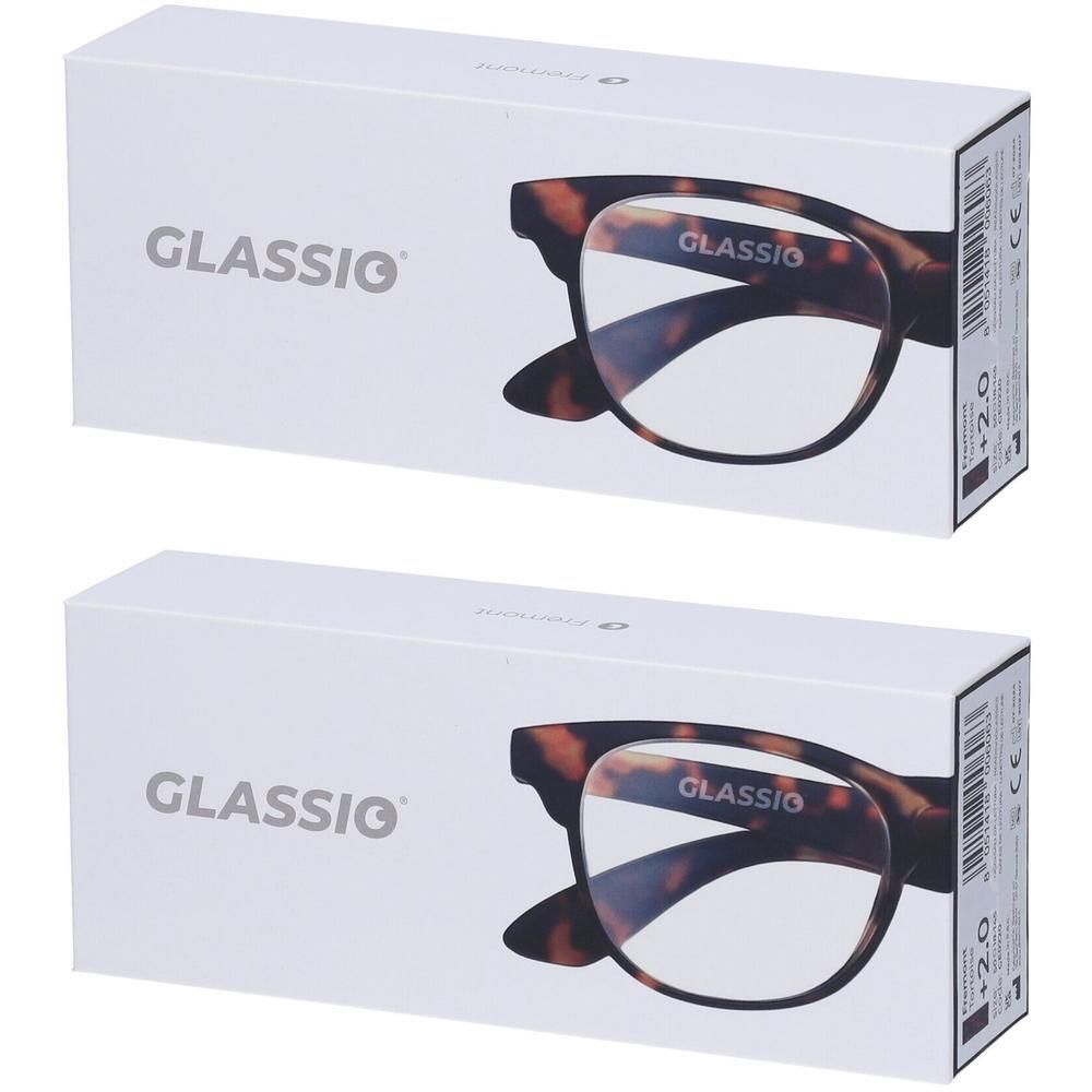 Occhiali da Lettura Glassio Fremont Colore Tortoise Gradazione +2,0