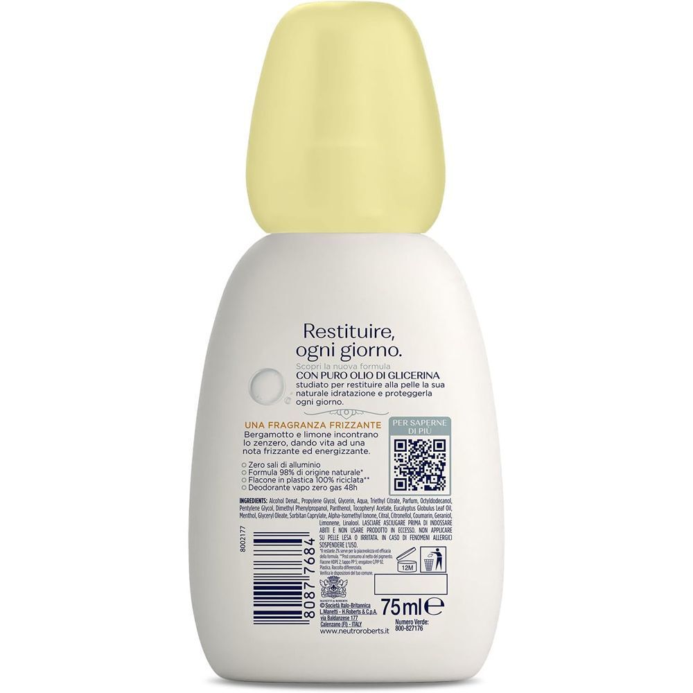 Neutro Roberts Fresco Giallo Zero gas (75ML)