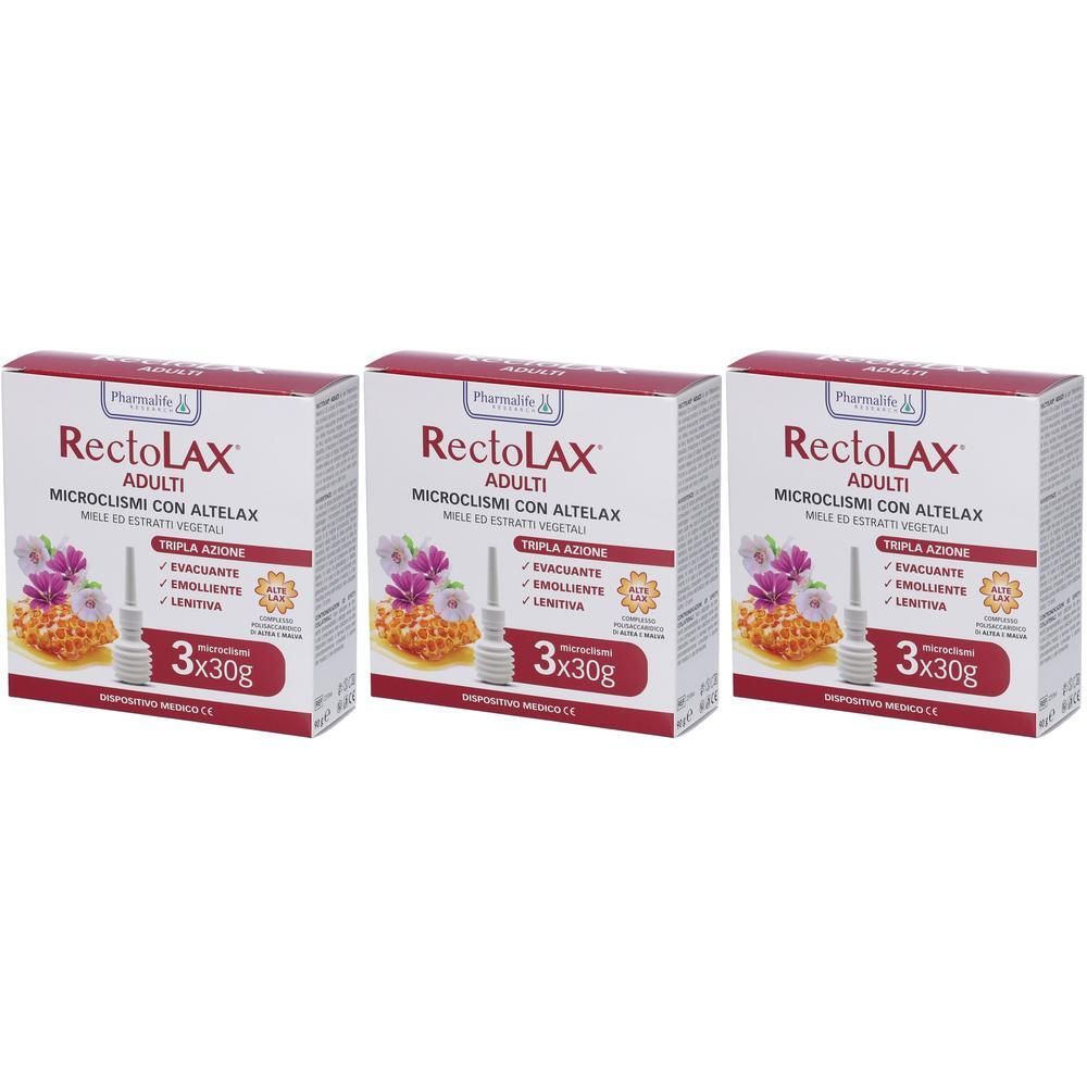 Rectolax Microclisma Adulti 30 gr 3 Pezzi