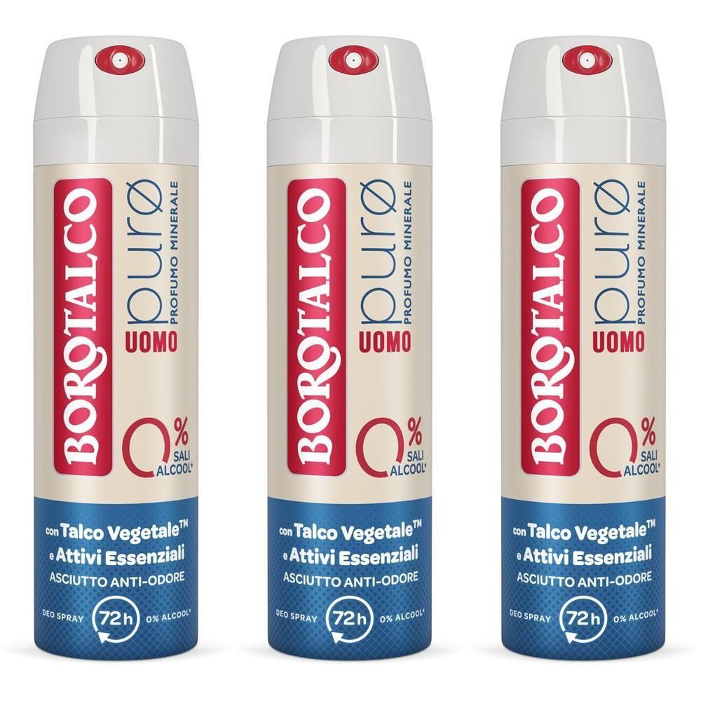 Borotalco Uomo Deodorante Puro Spray (150ML)