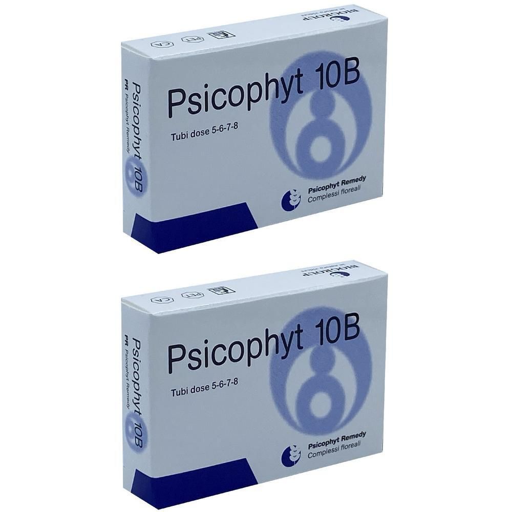 Due confezioni di Psicophyt 10B con dose Tubi 5-6-7-8. Psicophyt Remedy.