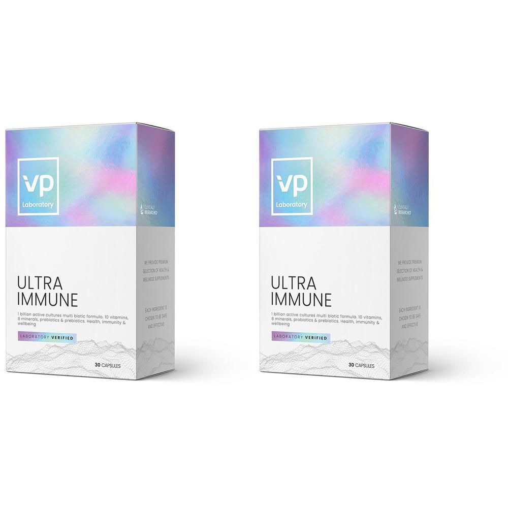 Due scatole di VP Laboratory Ultra Immune, 30 capsule.