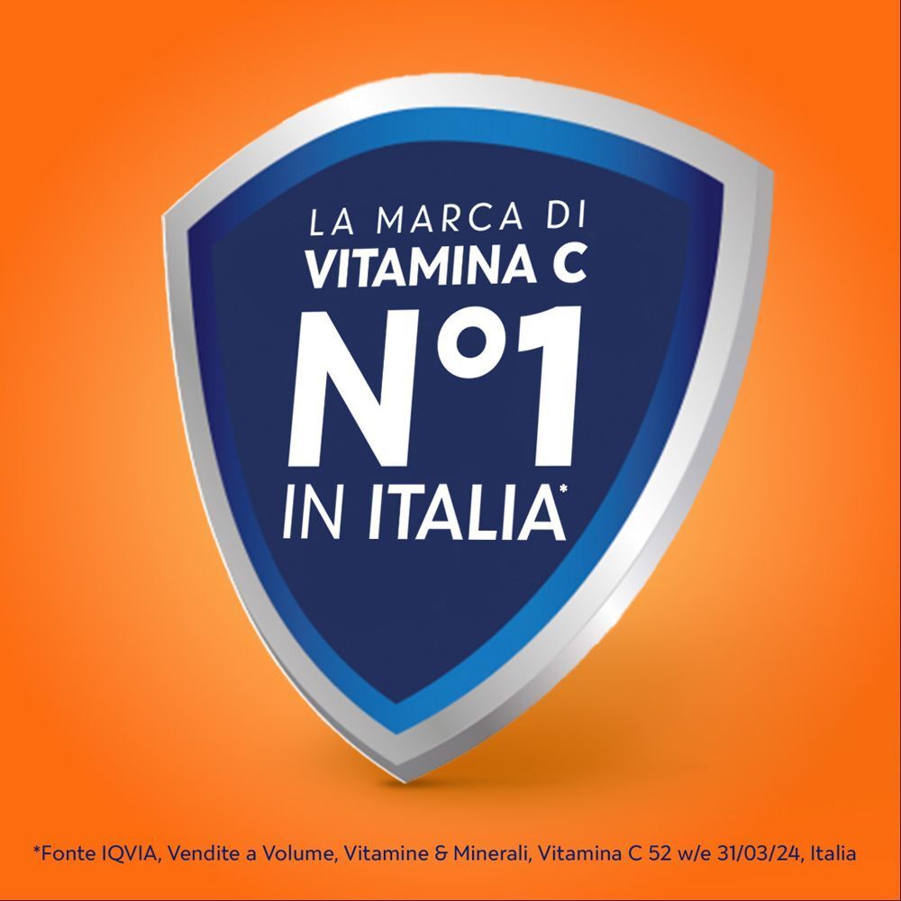 Scudo con testo: Vitamina C N°1 in Italia.