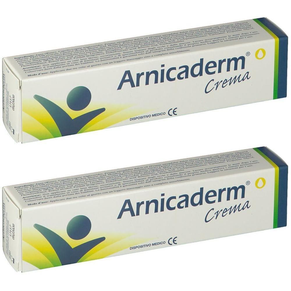Confezione Arnicaderm Crema con due tubi.