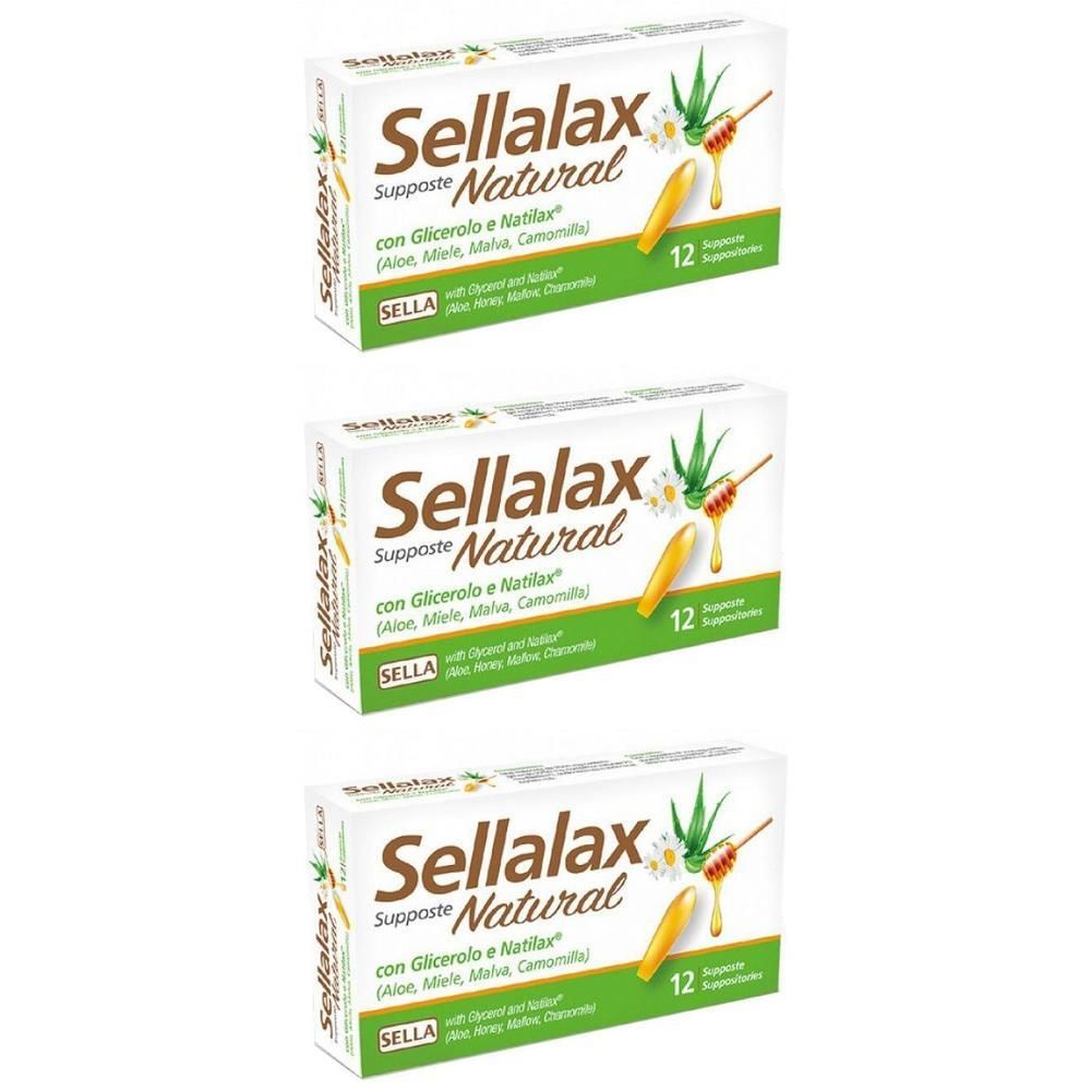 Sellalax Natural Md Supposte