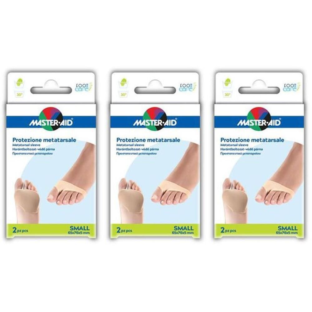 Protezione In Gel E Tessuto Master-Aid Footcare Per Metatarso Small 2 Pezzi G2