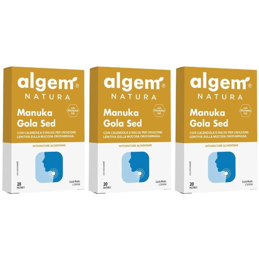 Algem Natura Manuka Gola Sed Pastiglie