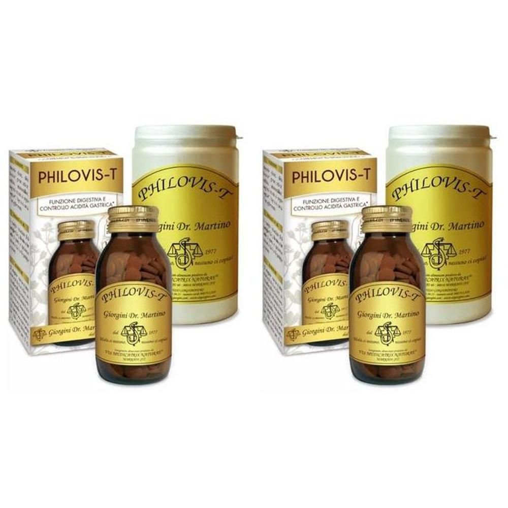 Due confezioni di Philovis T, ciascuna con una scatola e due flaconcini.