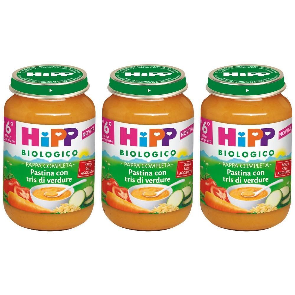 Hipp Bio Hipp Bio Pappa Pronta Past Tris Di Verdure