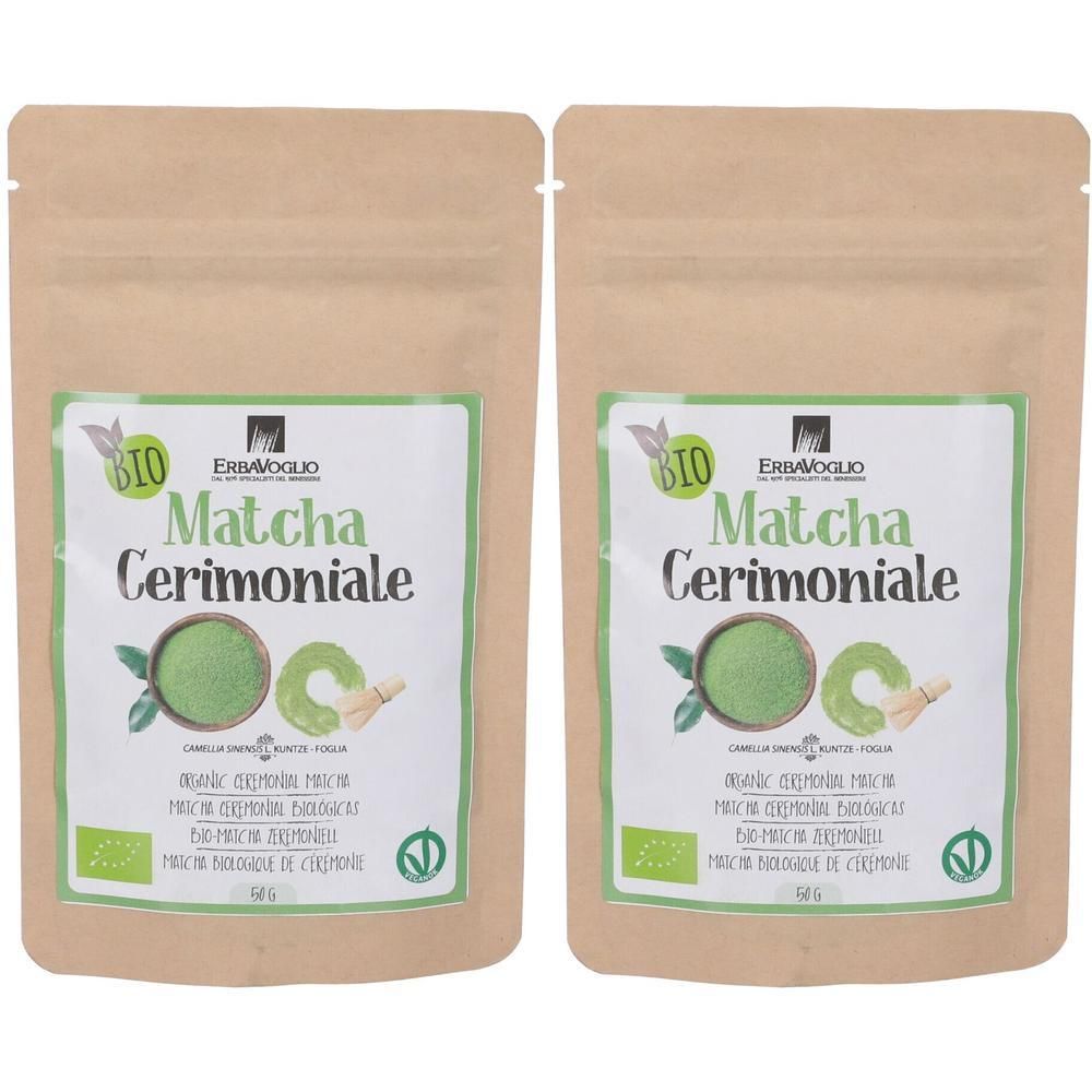 Due confezioni di Bio Matcha Cerimoniale ErbaVoglio.
