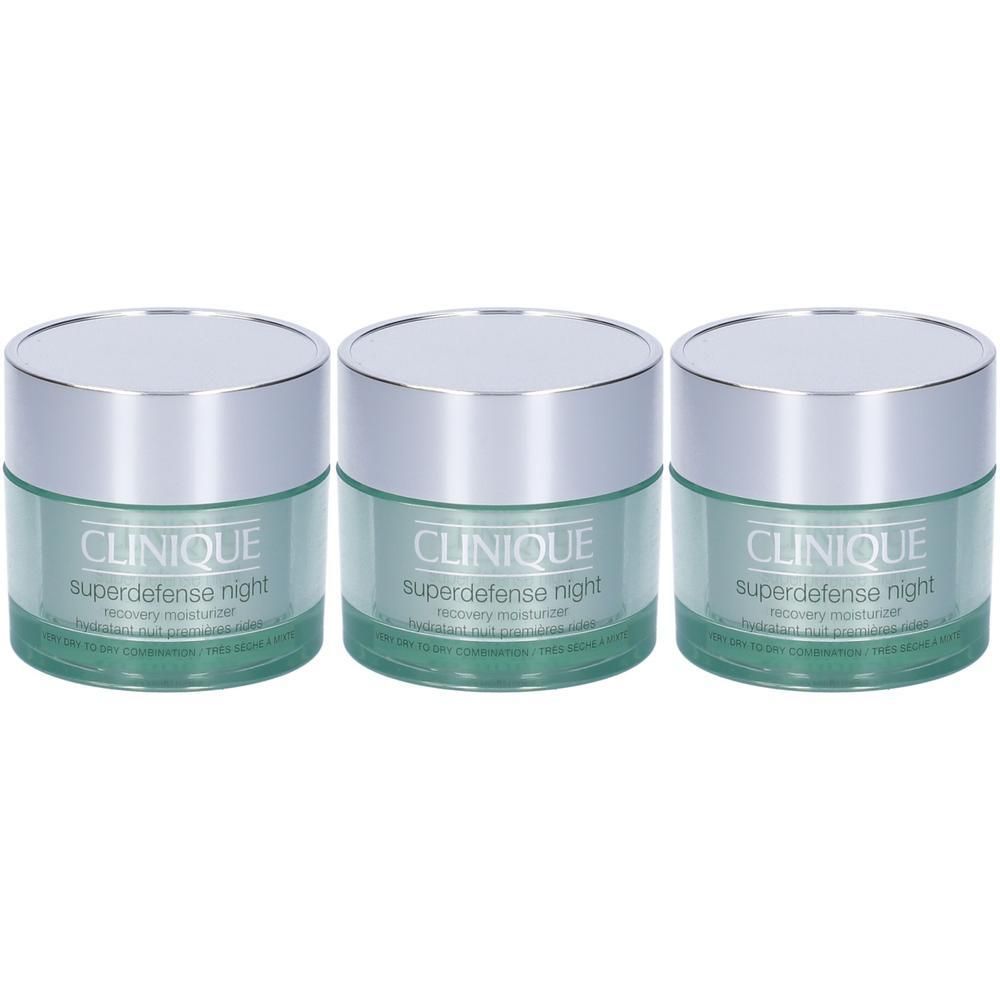 Clinique Superdefense™ Crema Notte Idratante Anti-età Pelle Da Molto Secca a Mista