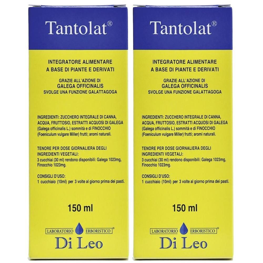 Due confezioni di Tantolat, 150 ml. Integratore alimentare a base vegetale Di Leo.