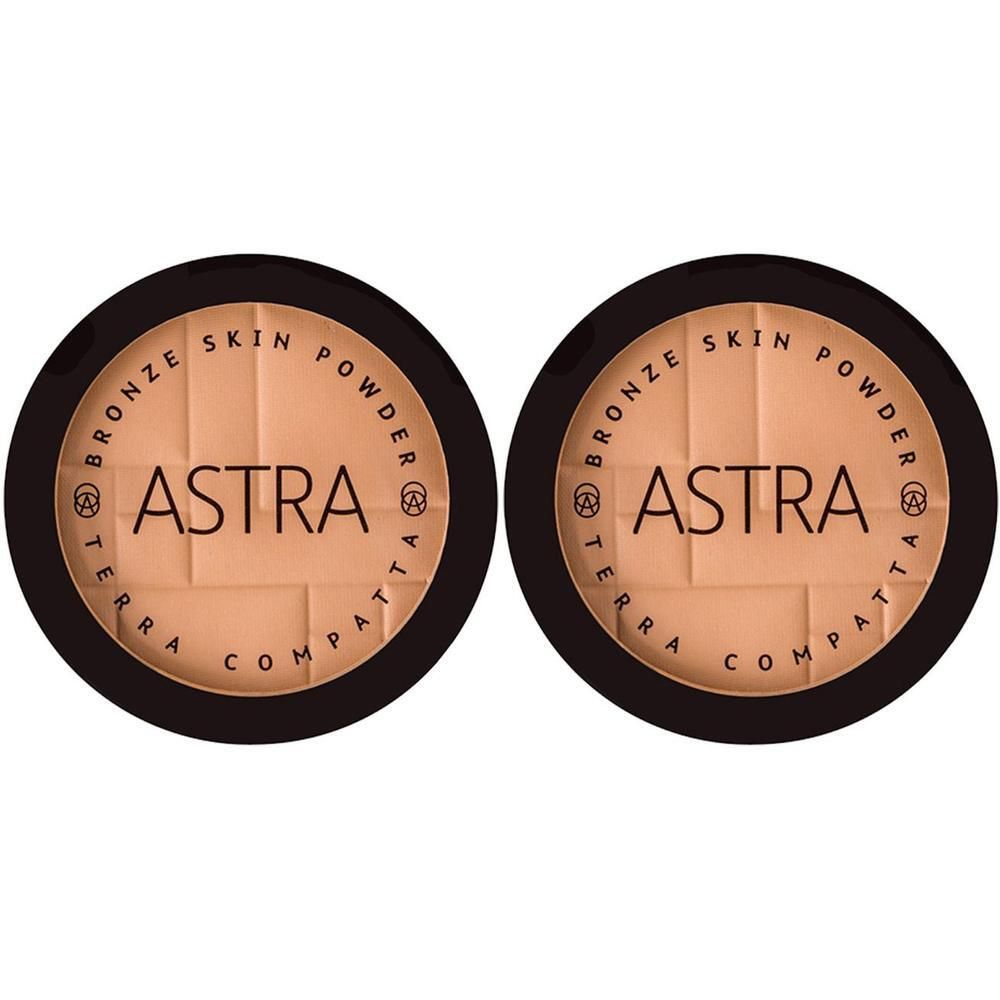 ASTRA Make-UP Bronze Skin Powder - Terra Compatta Effetto Bronzer Tonalità 0014