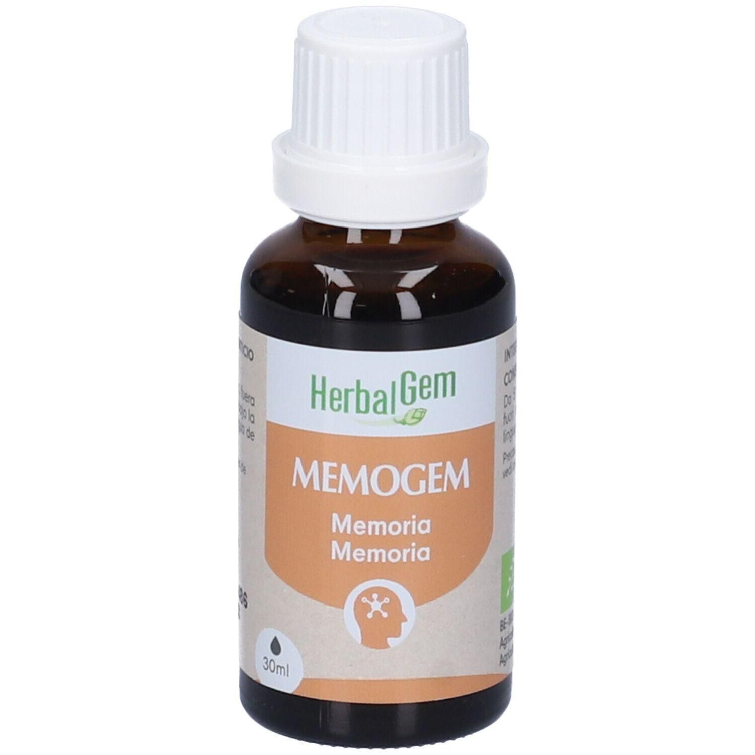 Herbalgem Memogem Memoria Concentrato di Gemme Fresche Gocce
