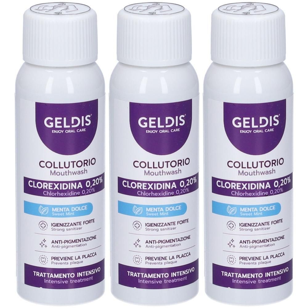 Geldis Collutorio Gusto Menta Dolce Clorexidina 0,20% 100 ml