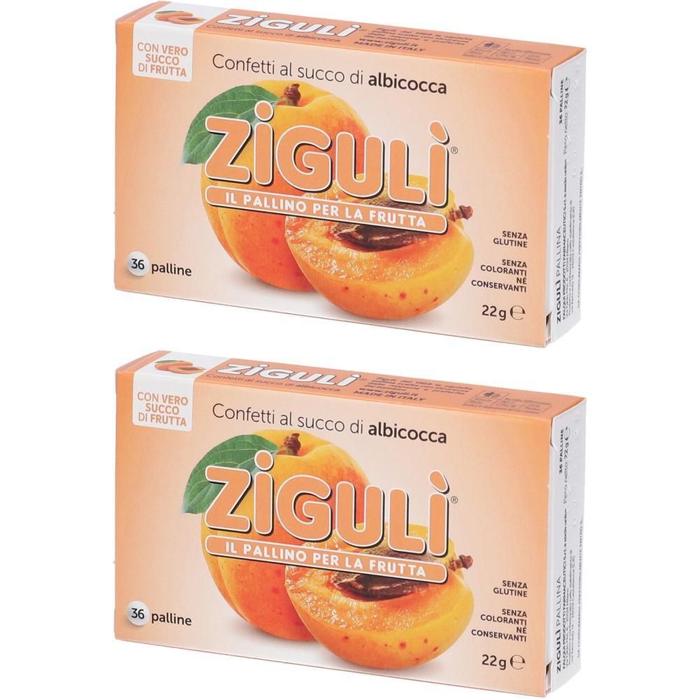 Ziguli Albicocca 36 Palline 22 G