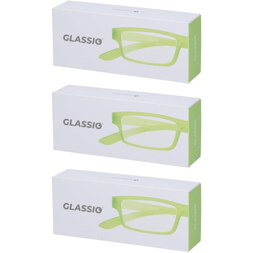 Occhiali da Lettura Glassio Cupertino Colore Verde Acido Gradazione +1,0