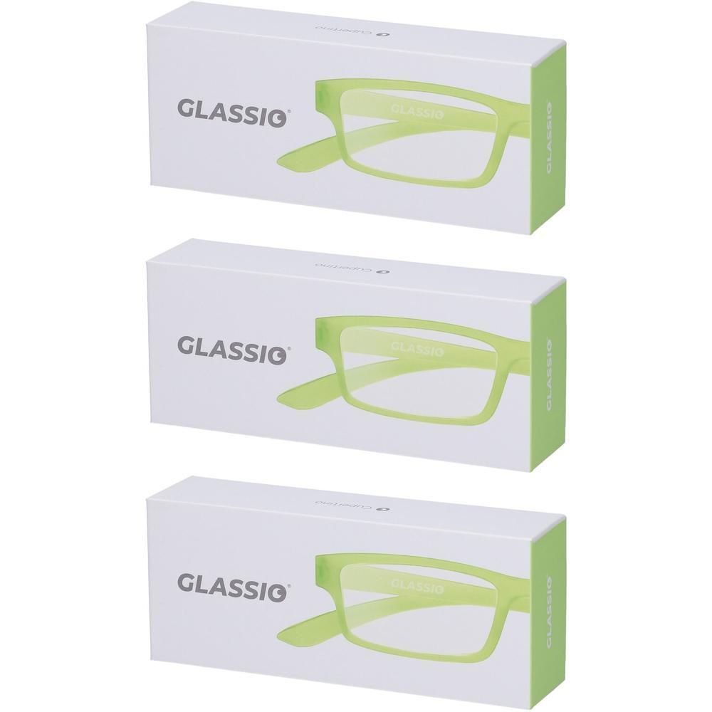 Occhiali da Lettura Glassio Cupertino Colore Verde Acido Gradazione +3,5