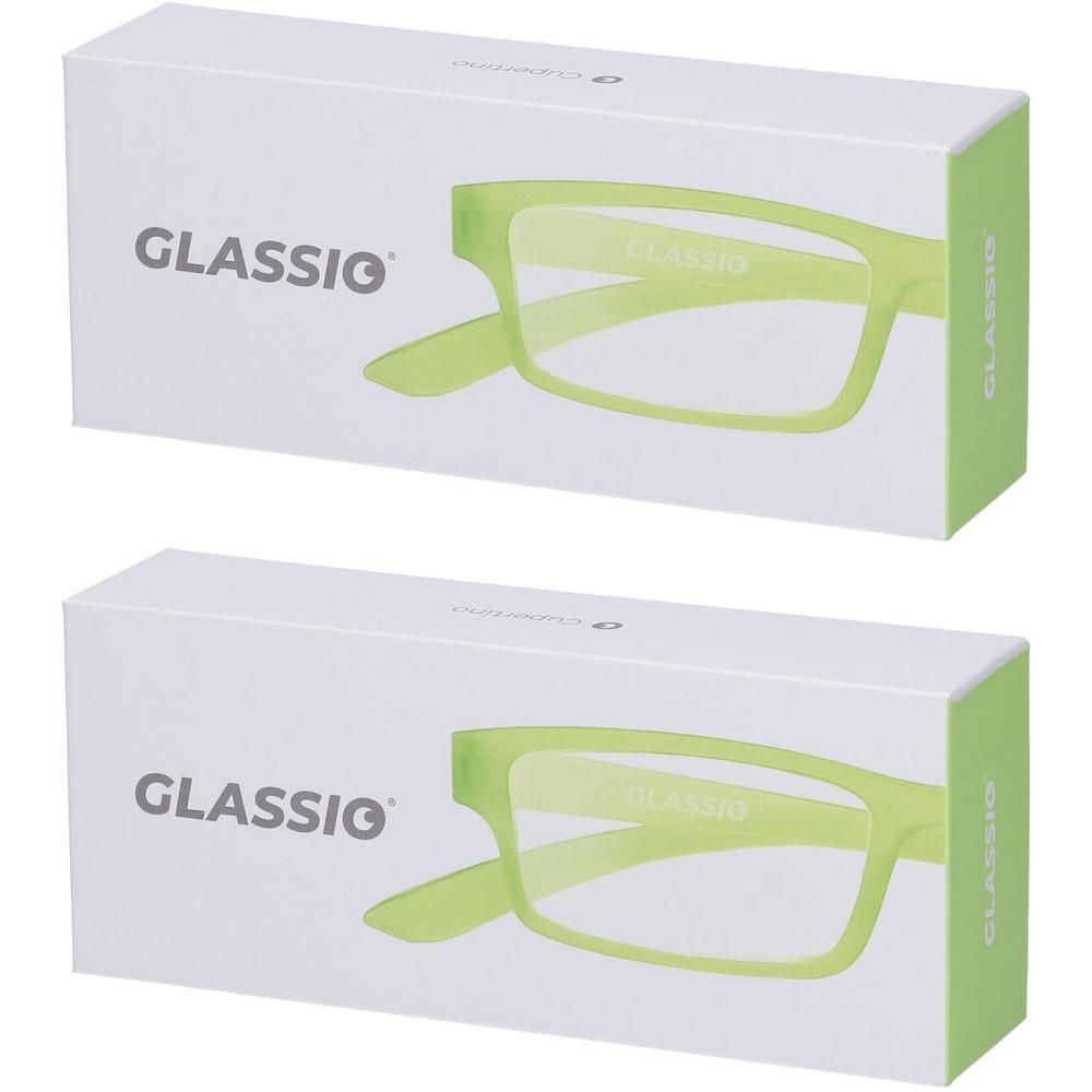 Occhiali da Lettura Glassio Cupertino Colore Verde Acido Gradazione +3,5