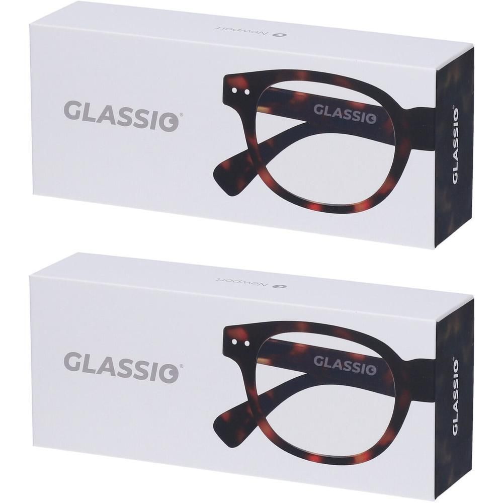 Occhiali da Lettura Glassio Newport Colore Tortoise Gradazione +1,5
