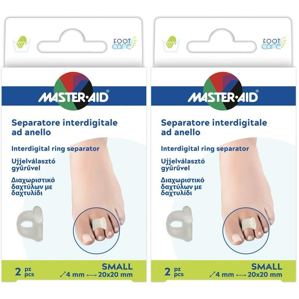 Separatore Dita Master-Aid Footcare Con Anello Small 2 Pezzi C17