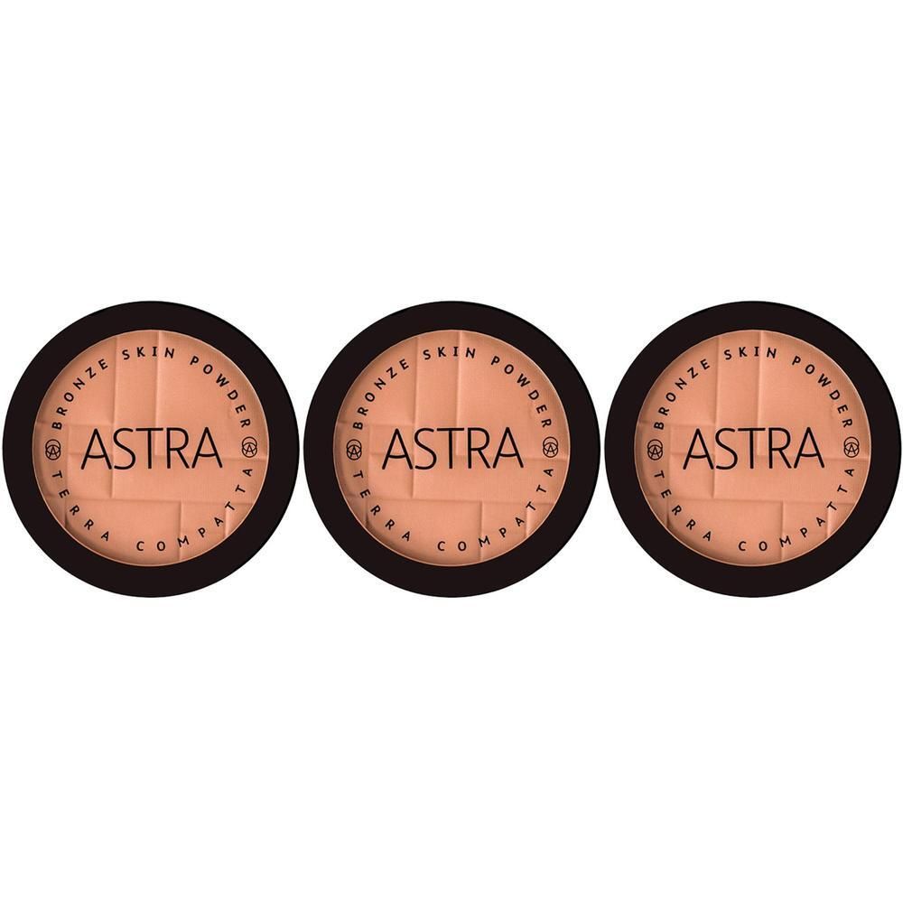 ASTRA Make-UP Bronze Skin Powder - Terra Compatta Effetto Bronzer Tonalità 0004